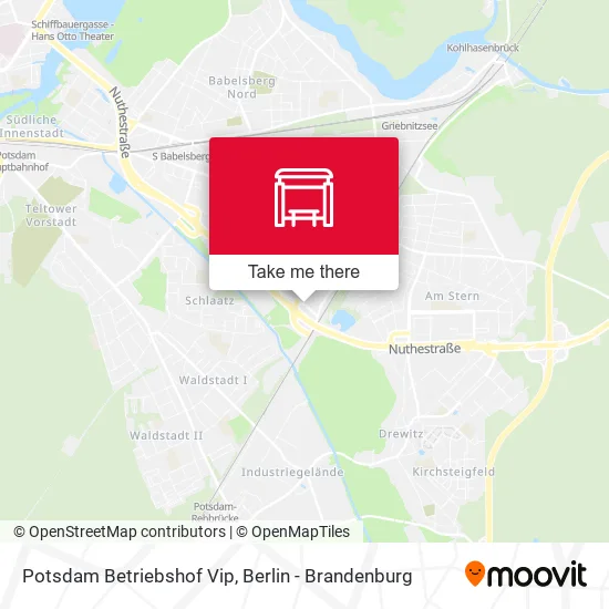 Карта Potsdam Betriebshof Vip