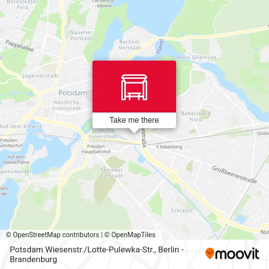 Карта Potsdam Wiesenstr. / Lotte-Pulewka-Str.