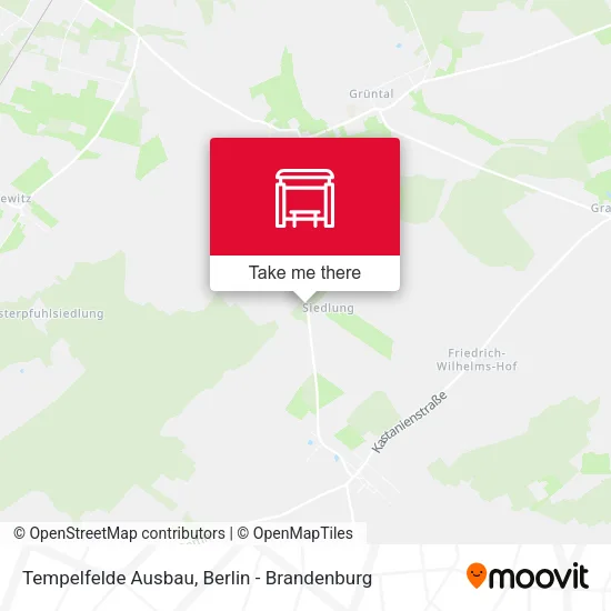 Карта Tempelfelde Ausbau