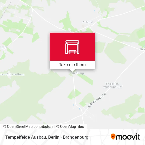 Карта Tempelfelde Ausbau