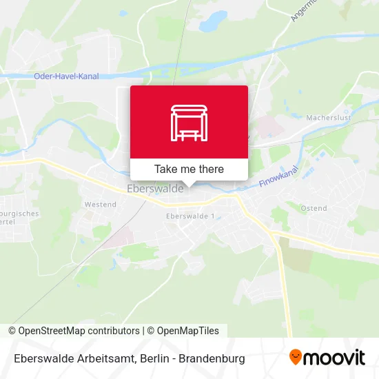 Карта Eberswalde Arbeitsamt