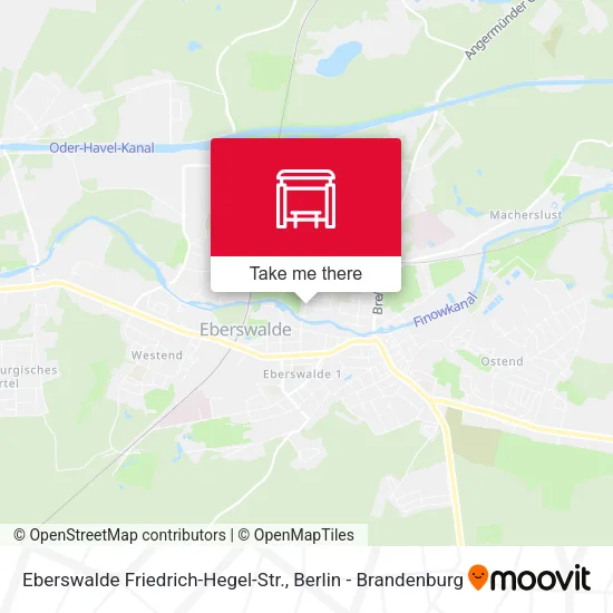 Карта Eberswalde Friedrich-Hegel-Str.