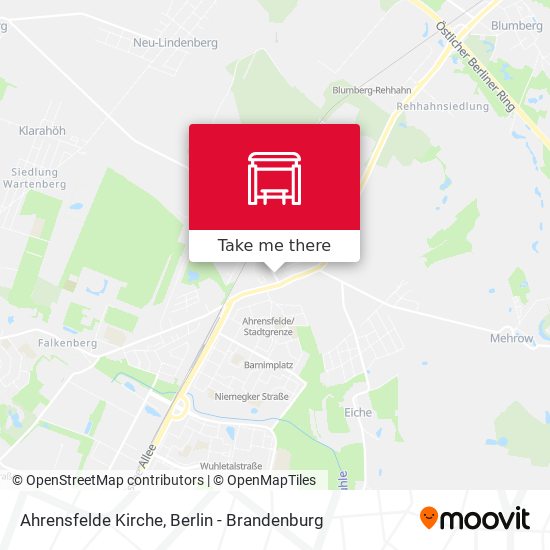 Ahrensfelde Kirche map