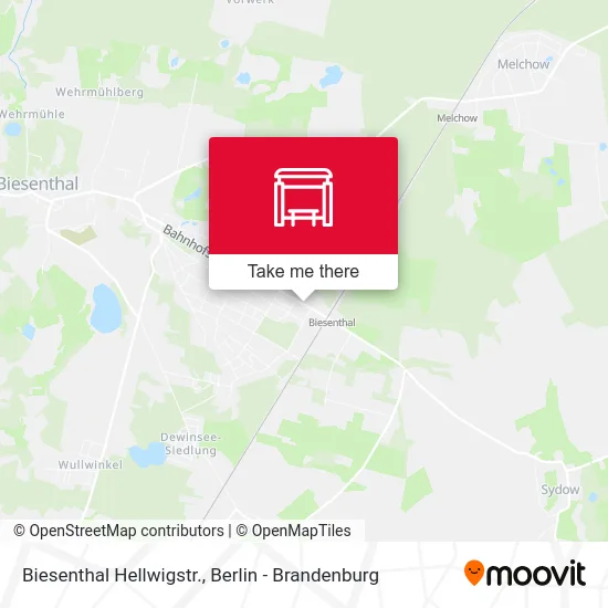 Biesenthal Hellwigstr. map