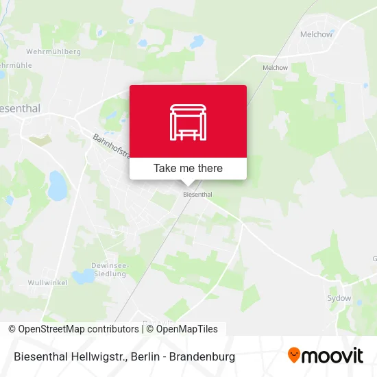 Карта Biesenthal Hellwigstr.