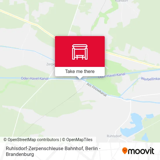 Ruhlsdorf-Zerpenschleuse Bahnhof map