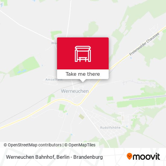 Werneuchen Bahnhof map