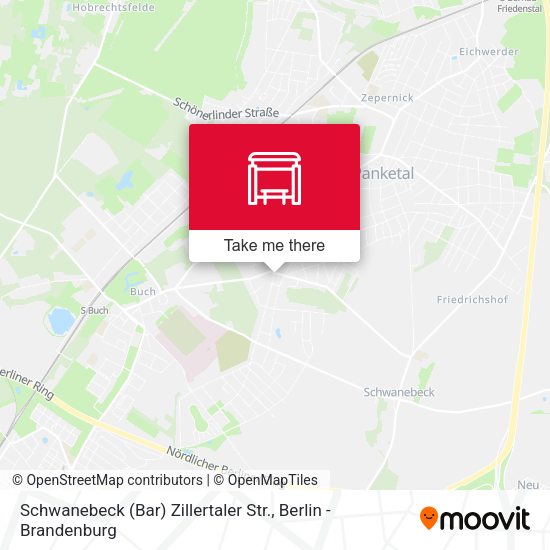 Карта Schwanebeck (Bar) Zillertaler Str.