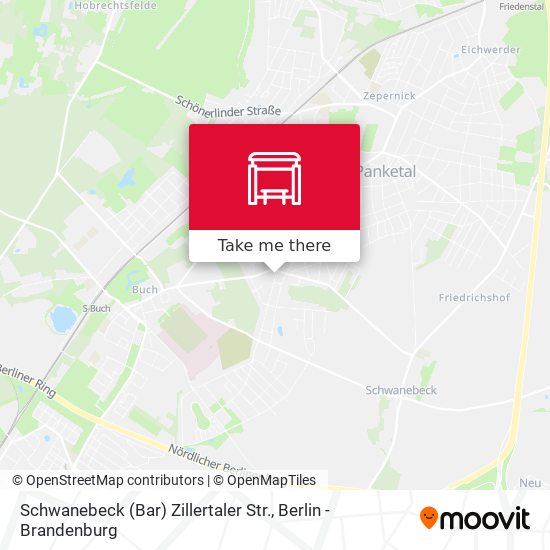 Schwanebeck (Bar) Zillertaler Str. map