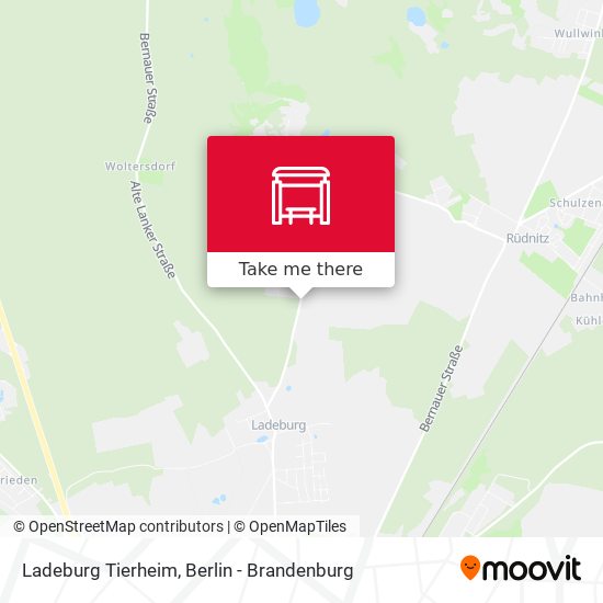 Ladeburg Tierheim map