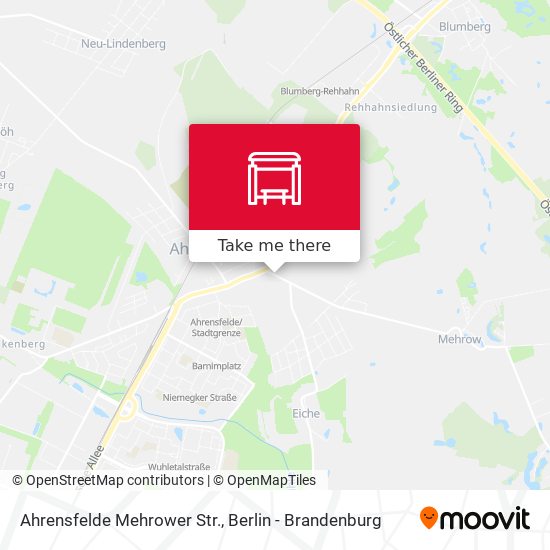Ahrensfelde Mehrower Str. map