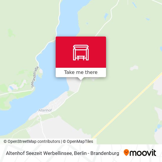 Altenhof Seezeit Werbellinsee map