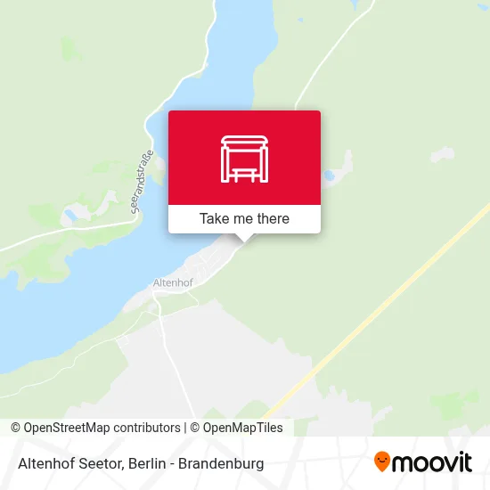 Altenhof Seetor map