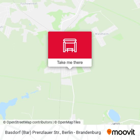 Basdorf (Bar) Prenzlauer Str. map