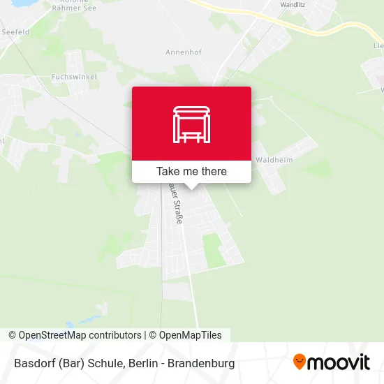 Basdorf (Bar) Schule map