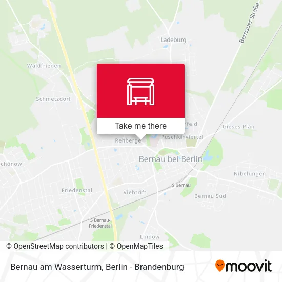Карта Bernau am Wasserturm