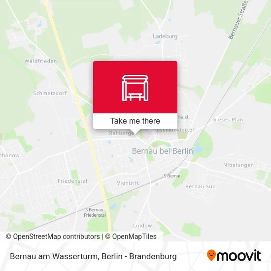 Карта Bernau am Wasserturm