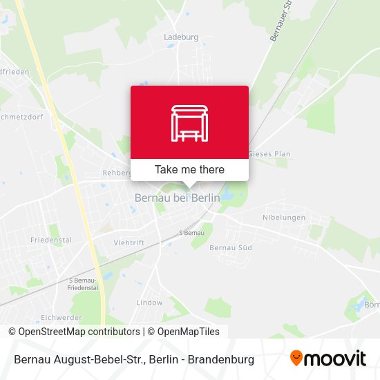 Карта Bernau August-Bebel-Str.