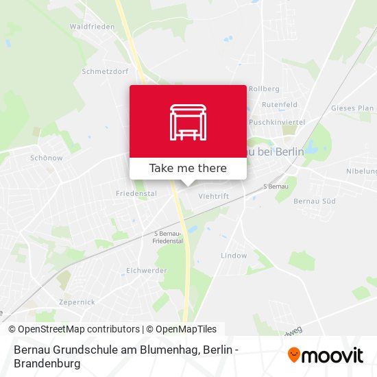 Bernau Grundschule am Blumenhag map
