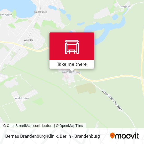 Bernau Brandenburg-Klinik map