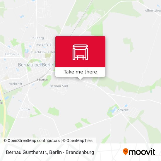 Bernau Guntherstr. map