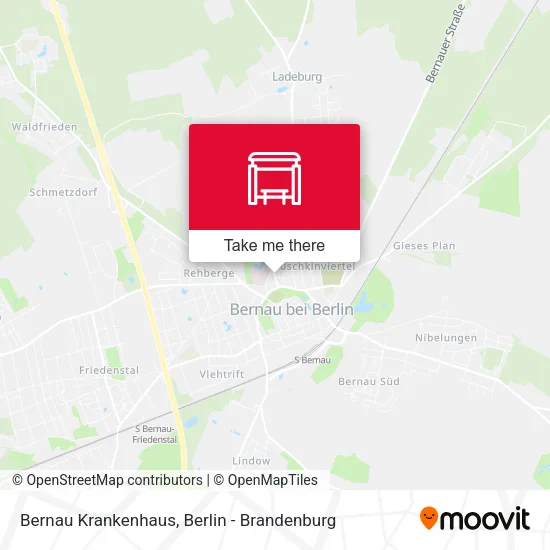 Карта Bernau Krankenhaus
