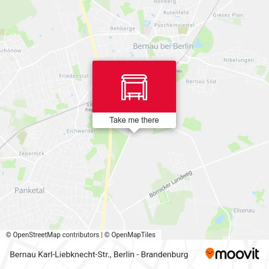 Карта Bernau Karl-Liebknecht-Str.