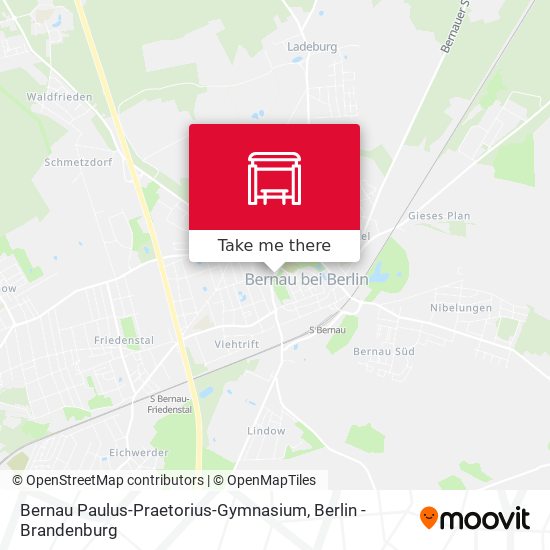 Bernau Paulus-Praetorius-Gymnasium map