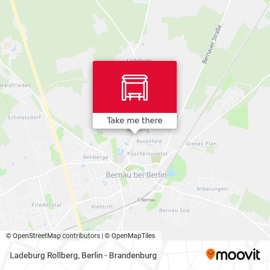 Ladeburg Rollberg map