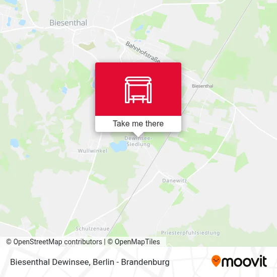 Biesenthal Dewinsee map