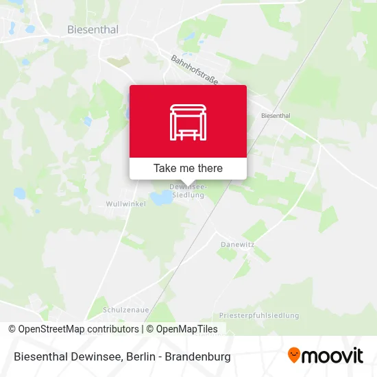 Biesenthal Dewinsee map