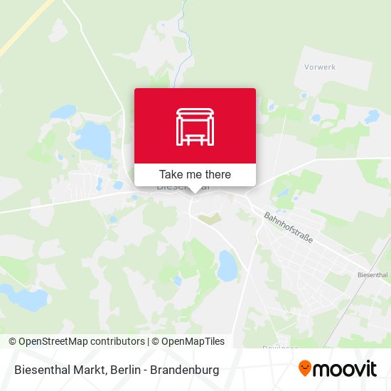 Biesenthal Markt map