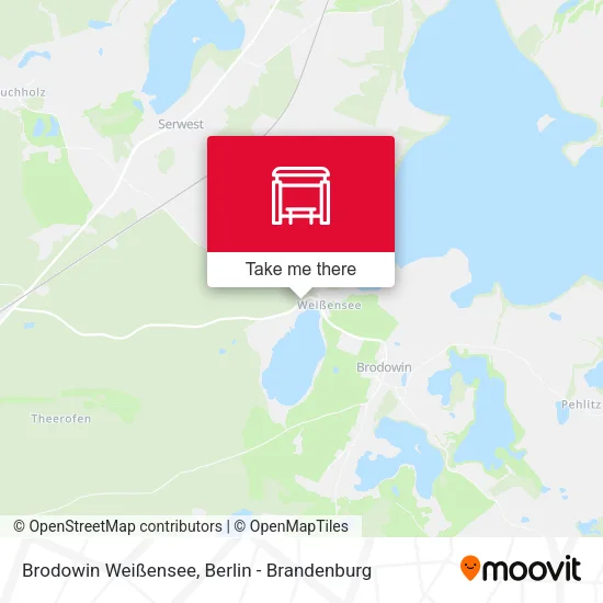Карта Brodowin Weißensee