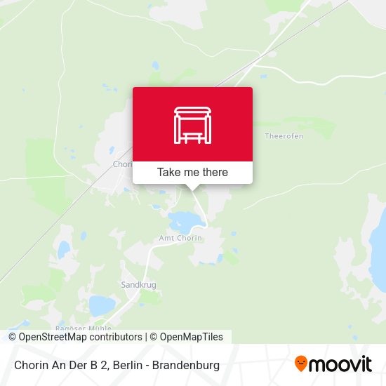 Карта Chorin An Der B 2