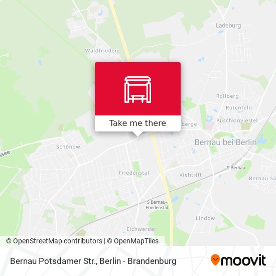 Bernau Potsdamer Str. map