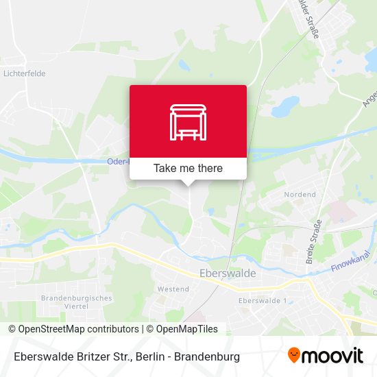 Карта Eberswalde Britzer Str.