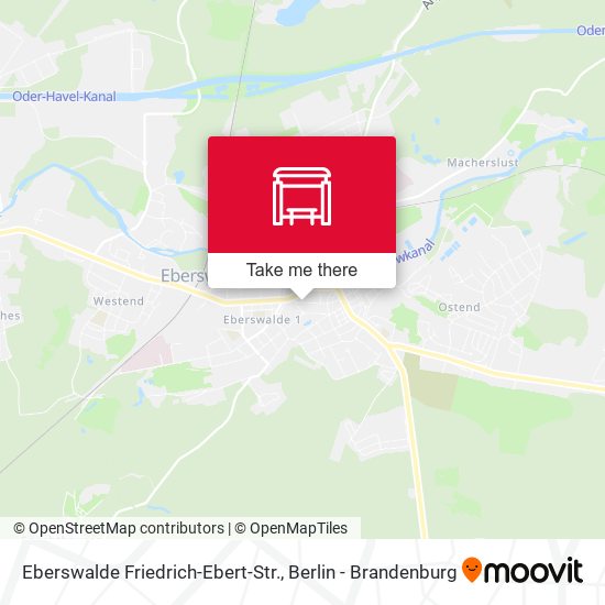 Eberswalde Friedrich-Ebert-Str. map