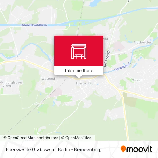 Карта Eberswalde Grabowstr.