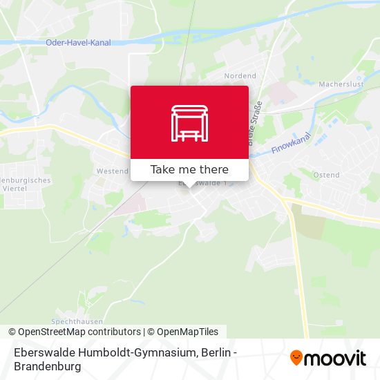 Карта Eberswalde Humboldt-Gymnasium