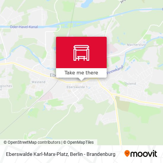 Eberswalde Karl-Marx-Platz map