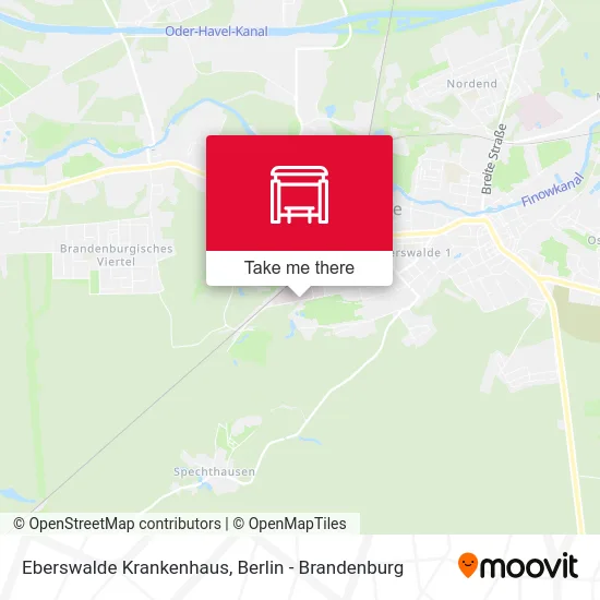 Карта Eberswalde Krankenhaus