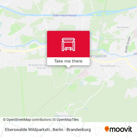 Eberswalde Wildparkstr. map