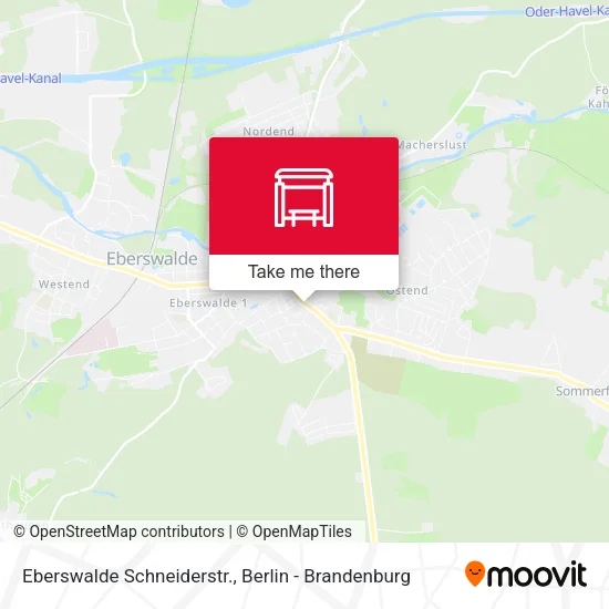 Карта Eberswalde Schneiderstr.