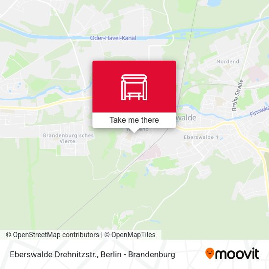 Карта Eberswalde Drehnitzstr.