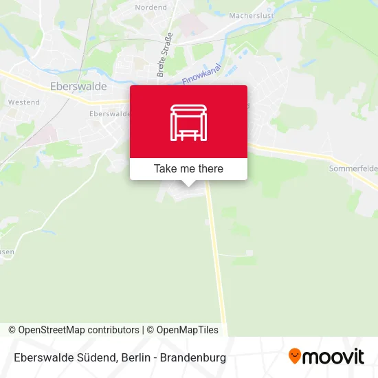 Карта Eberswalde Südend
