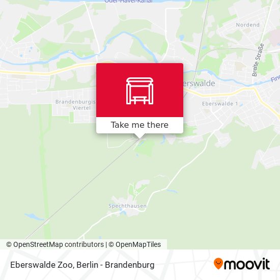 Eberswalde Zoo map