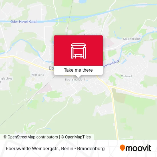 Карта Eberswalde Weinbergstr.
