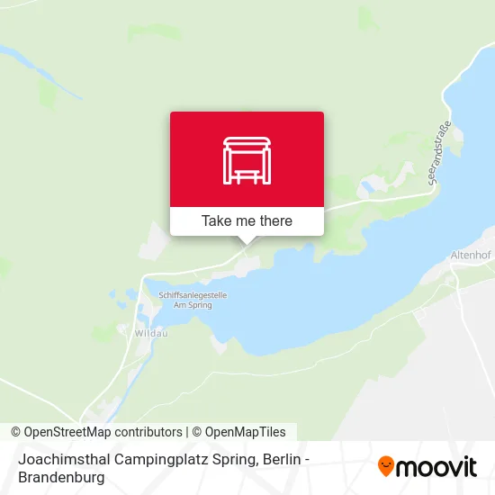 Joachimsthal Campingplatz Spring map