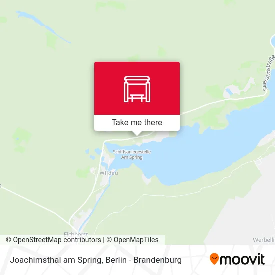 Joachimsthal am Spring map