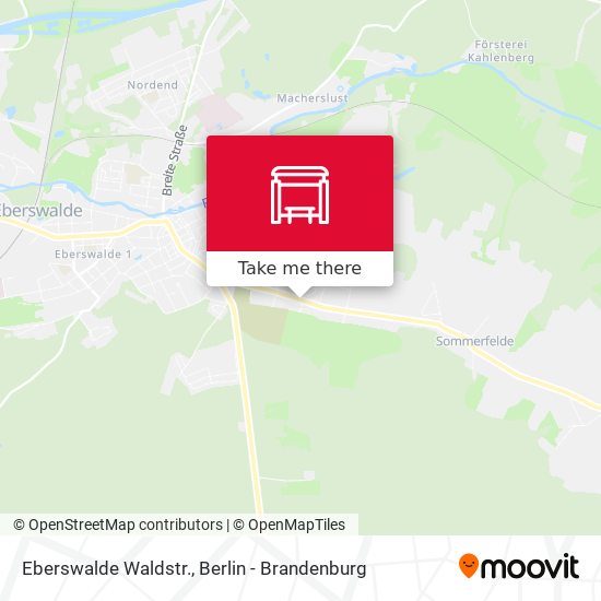 Eberswalde Waldstr. map